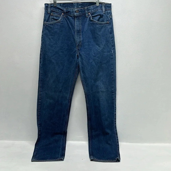 Levi's Other - Levi's 505 Orange Tab Denim Blue Jeans Straight Leg Vintage Size 38 x 36"